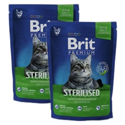 BRIT PREMIUM By Nature CAT STERILISED 2x1,5kg dla kota